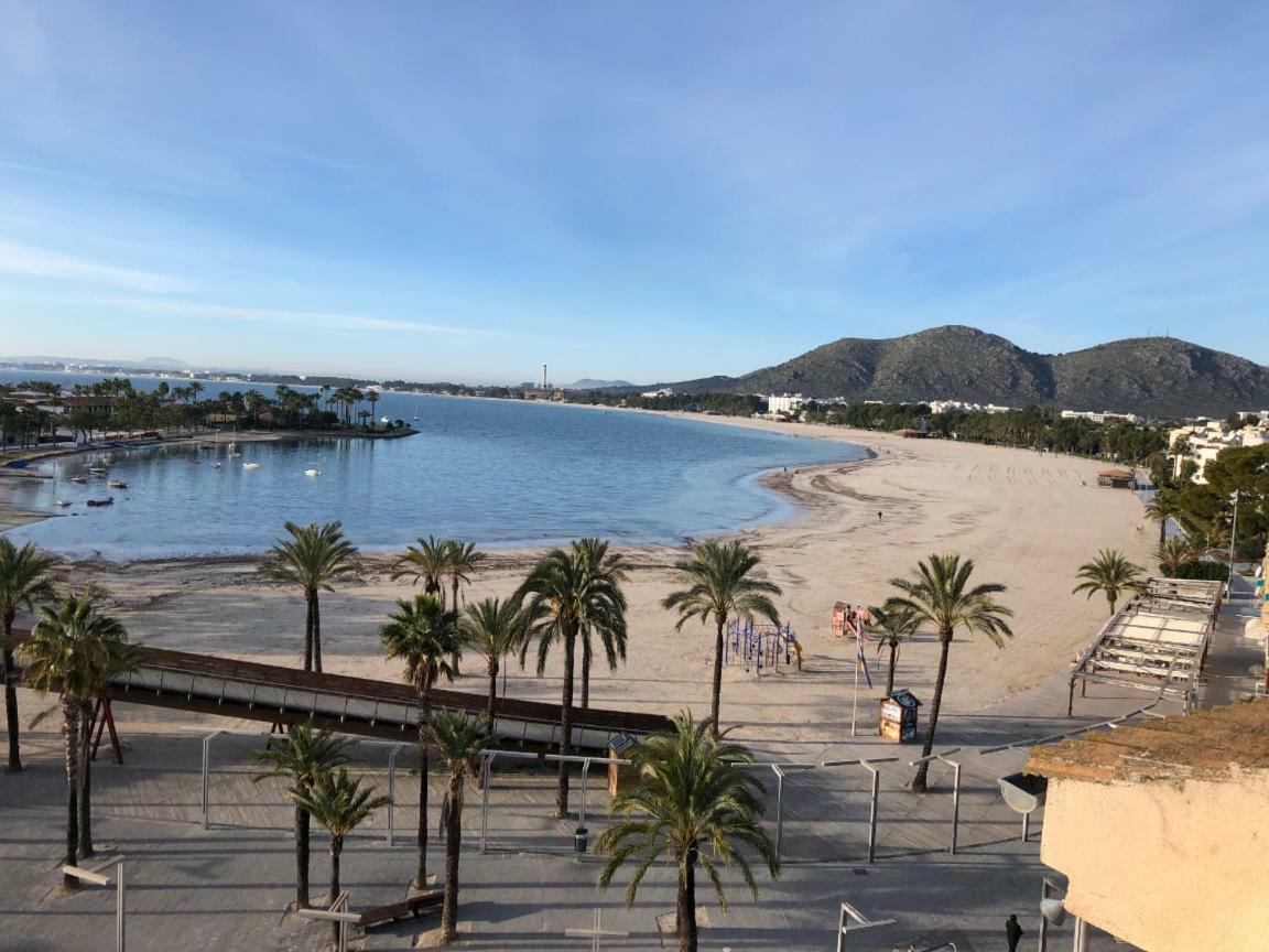 GRAND TERRACE APARTMENT in Puerto de Alcudia Exterior foto